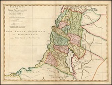 Asia and Holy Land Map By John Blair