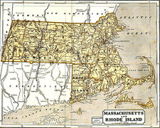 New England Map By Sidney Morse  &  Samuel Breese