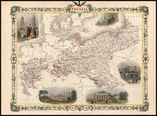 Europe, Baltic Countries and Germany Map By John Tallis
