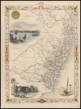 Australia & Oceania and Australia Map By John Tallis