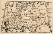 India and Central Asia & Caucasus Map By Lorenz Fries