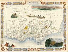 Australia & Oceania and Australia Map By John Tallis