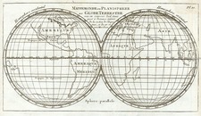 World and World Map By Sanson fils