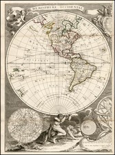 World, World, Alaska, South America and America Map By Jean Janvier / S.G. Longchamps