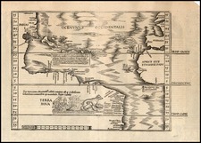 World, Atlantic Ocean, Southeast, North America, South America and America Map By Lorenz Fries