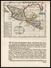 South, Texas, Mexico and Central America Map By Robert Morden