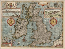 Europe and British Isles Map By John Speed