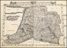 Europe, Asia, Middle East, Holy Land, Turkey & Asia Minor and Balearic Islands Map By Bernardus Sylvanus