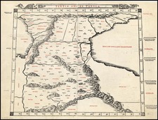 Russia, Central Asia & Caucasus, Turkey & Asia Minor and Russia in Asia Map By Bernardus Sylvanus