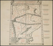 India and Central Asia & Caucasus Map By Bernardus Sylvanus