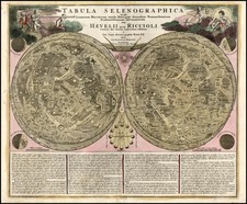 Celestial Maps and Curiosities Map By Johann Baptist Homann