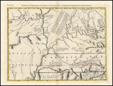 South, Southeast and Midwest Map By Antonio Zatta