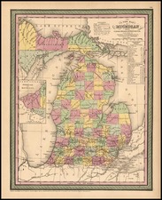 Midwest Map By Thomas, Cowperthwait & Co.