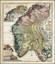 Europe and Scandinavia Map By Reiner & Joshua Ottens / Frederick De Wit