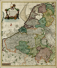 Netherlands Map By Reiner & Joshua Ottens