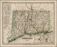 New England Map By Joseph Meyer