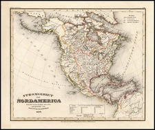 North America Map By Joseph Meyer