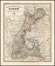 Europe and Germany Map By Joseph Meyer