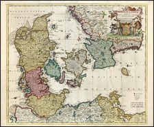 Europe and Scandinavia Map By Reiner & Joshua Ottens