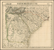 Southeast Map By Philippe Marie Vandermaelen