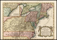 New England, Mid-Atlantic and Midwest Map By John Barrow