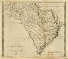 Southeast Map By Mathew Carey