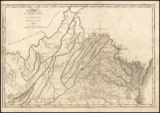 Mid-Atlantic and Southeast Map By Mathew Carey