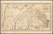 South and Southeast Map By Mathew Carey