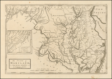 Mid-Atlantic Map By Mathew Carey