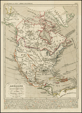 North America Map By A. Houze