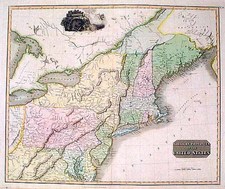 New England, Mid-Atlantic and Southeast Map By John Thomson