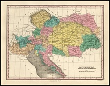 Europe, Austria, Poland, Hungary and Balkans Map By Anthony Finley