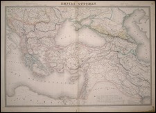 Europe, Turkey, Mediterranean, Asia, Turkey & Asia Minor and Greece Map By J. Andriveau-Goujon