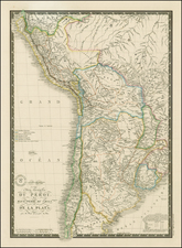 South America Map By Adrien-Hubert Brué