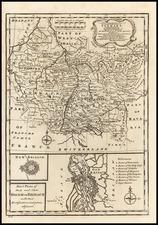 Europe and Germany Map By Emanuel Bowen