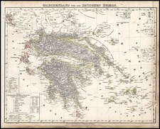 Europe, Balearic Islands and Greece Map By Carl Flemming