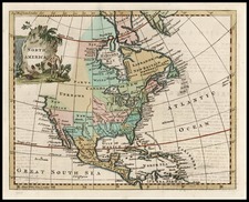 North America Map By Thomas Jefferys