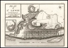 Midwest Map By Georges Henri Victor Collot