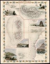 Caribbean Map By John Tallis