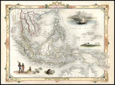 Asia, Southeast Asia and Philippines Map By John Tallis