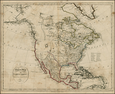 North America Map By John Reid