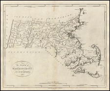 New England Map By John Reid