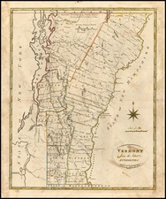 New England Map By John Reid