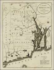 New England Map By John Reid