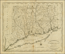 New England Map By John Reid