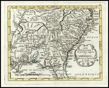 South and Southeast Map By Jean-Baptiste Nolin