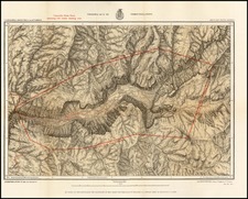 California Map By George M. Wheeler / U.S. Geographical Survey