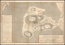 New England Map By Henery De Berniere / Kneas, Young & Co.