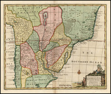South America Map By Emanuel Bowen