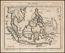 Southeast Asia and Philippines Map By Sanson fils